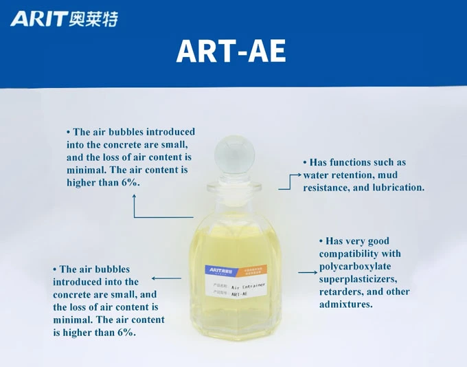 air entrainer in concrete