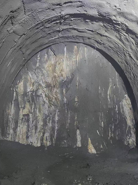 Construction site of a tunnel on the Sichuan-Tibet Railway Construction site of a tunnel on the Sichuan-Tibet Railway